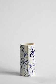  Porcelain Splatter Bud Vase