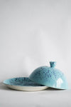 Porcelain Splatter Butter Dish