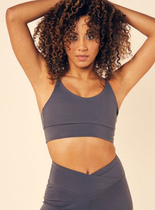  Aria Sustain Sports Bra - Grey numbatsport