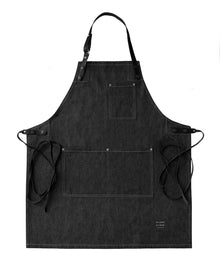  Black Collection Denim and Leather Street Apron Risdon & Risdon