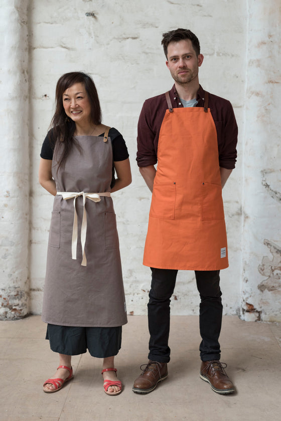 The Studio Apron - With Leather or Cork Straps