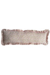 Ruffle Bolster Lumbar Cushion Made With Liberty Fabric PAYSANNE BLOSSOM