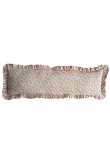  Ruffle Bolster Lumbar Cushion Made With Liberty Fabric PAYSANNE BLOSSOM