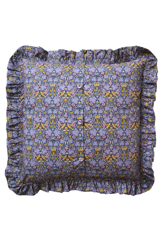 Ruffle Cushion Made With Liberty Fabric VINE THIEF