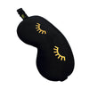 Wink Print Black Satin Sleep Mask