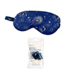 Blue Celestial Satin Sleep Mask