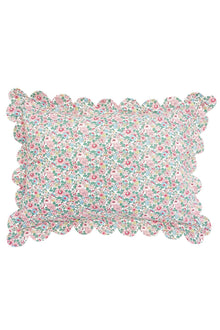  Scallop Edge Pillowcase Made With Liberty Fabric BETSY CANDY FLOSS