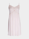 Bamboo Lace Chemise Nightdress in Powder Puff