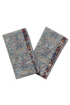 THORPE RUST & STRAWBERRY THIEF SPRING BLUE Liberty Reversible Stitch Napkin Set Coco & Wolf