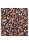 THORPE RUST & STRAWBERRY THIEF SPRING BLUE Liberty Reversible Stitch Napkin Set Coco & Wolf