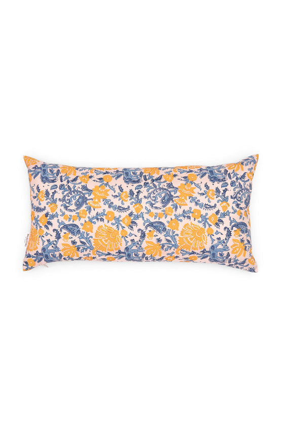 Shanaya Silk Reversible Bolster Cushion Daughters of Gaea