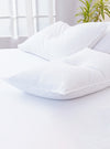 Bella Flannelette - White Pillowcases Pair