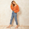 Sienna Cable Co-Ord Cardigan - Apricot