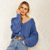 Sienna Cable Co-Ord Cardigan - Denim