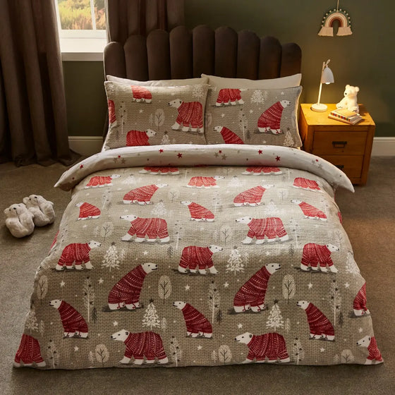 silentnight healthy growth duvet set - hygge bear Silentnight