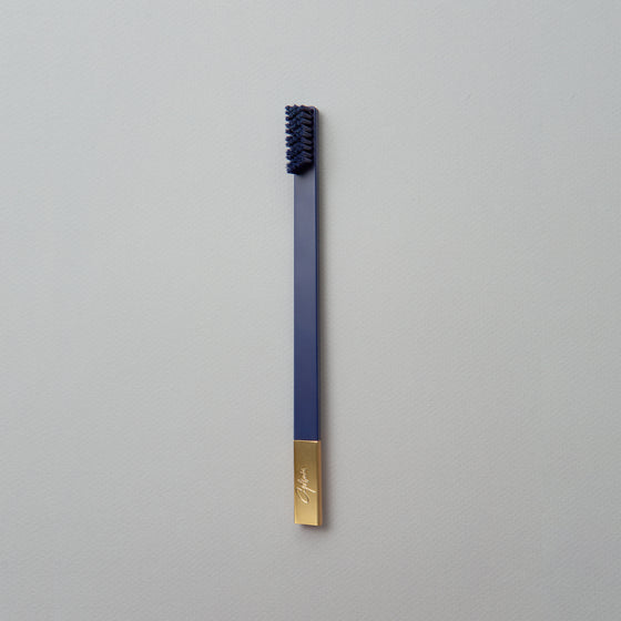 Sapphire Blue Gold Toothbrush