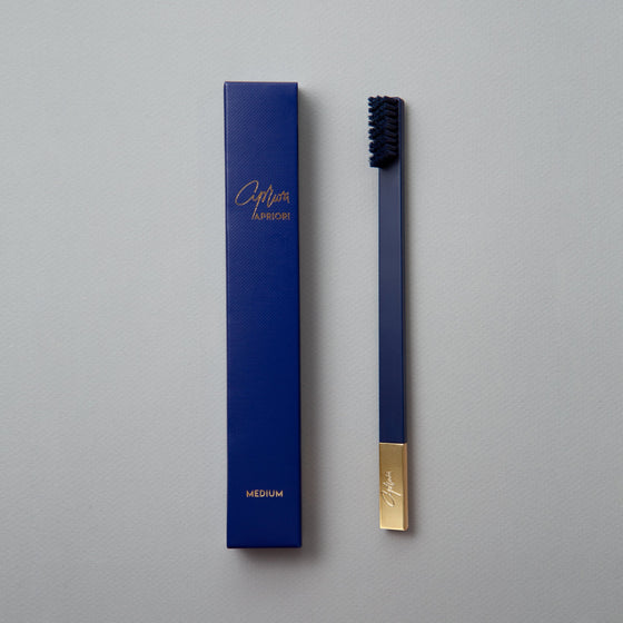 Sapphire Blue Gold Toothbrush