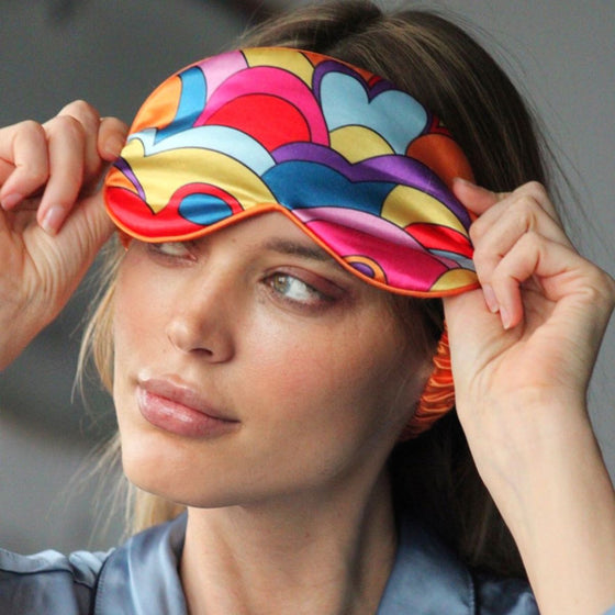 Satin Sleep Mask Twin Pack Sets - Various Designs