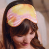 Orange Tye Dye Satin Sleep Mask