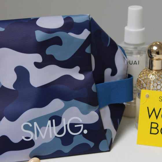 Wash Bag - Blue Camo