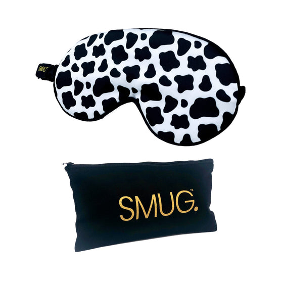 Cow Print Satin Sleep Mask