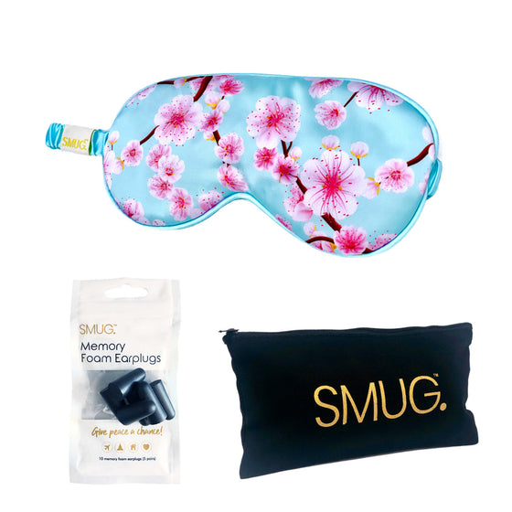 Cherry Blossom Satin Sleep Mask