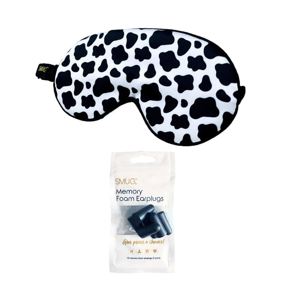 Cow Print Satin Sleep Mask