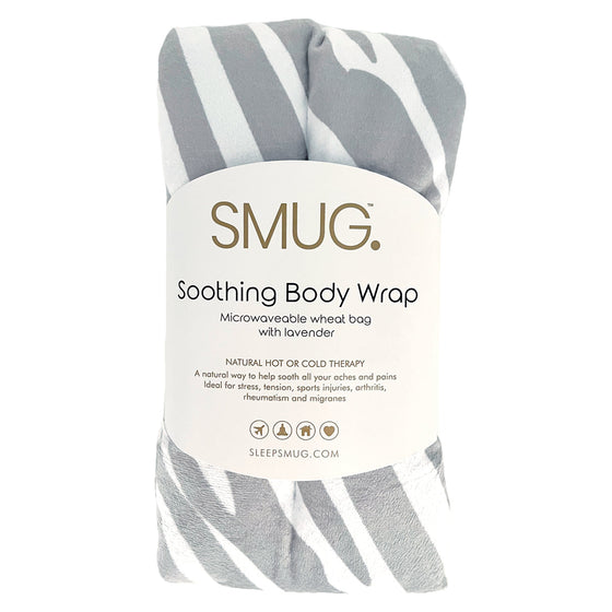 Soothing Body Wrap Wheat Bag Infused With Lavender Oil - Zebra Print