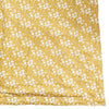 Reversible Stitch Border Bedspread Made With Liberty Fabric BETSY GREY & CAPEL MUSTARD