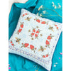 Hopsack Cushion Cover / ''Strawberry Garden"