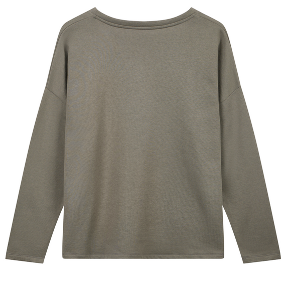 Taupe Unisex Boxy Sweatshirt