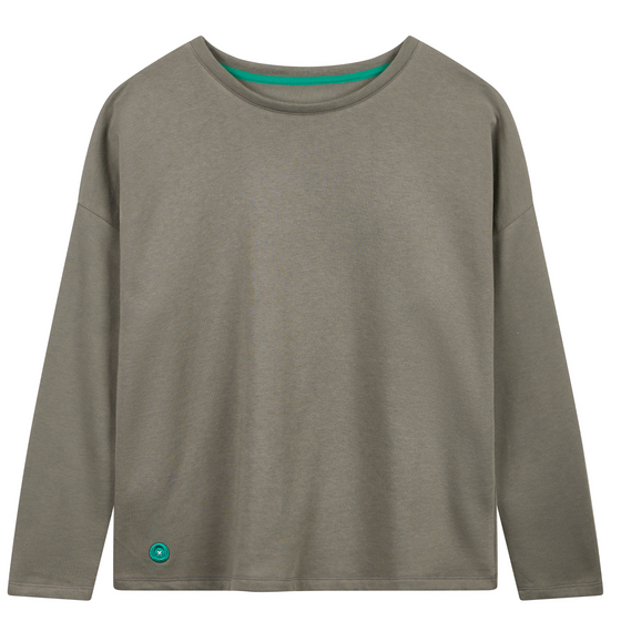 Taupe Unisex Boxy Sweatshirt