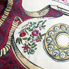 Embroidered Velvet Cushion Cover / "Bouji Boudoir"