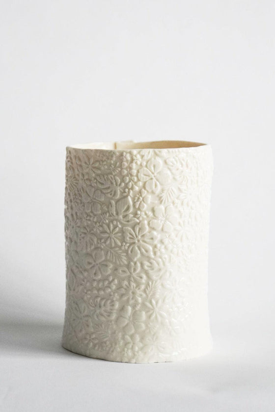 Textured Slab Vase