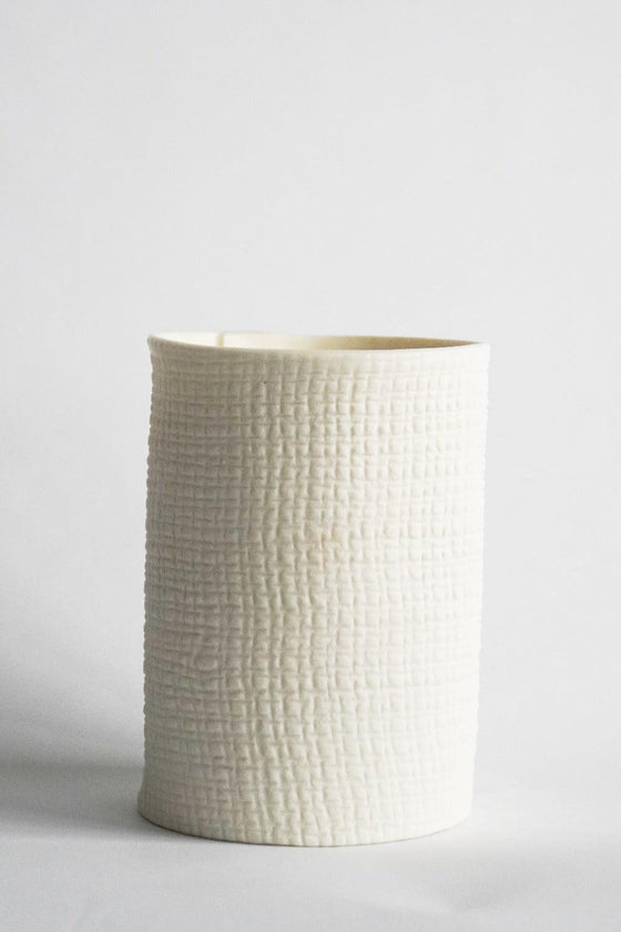 Textured Slab Vase