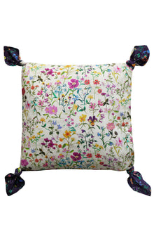  Tie Corner Cushion Made With Liberty Fabric LINEN GARDEN & ANNIE Coco & Wolf