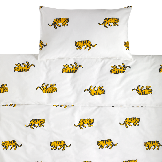 Tiger Toddler Cot Bed Duvet Set