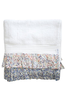  Ruffle Edge Towel Made With Liberty Fabric DONNA LEIGH & WILTSHIRE BUD