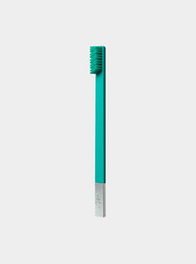  Turquoise Blue Silver Toothbrush
