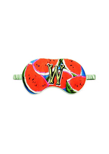  W for Watermelon Silk Eye Mask