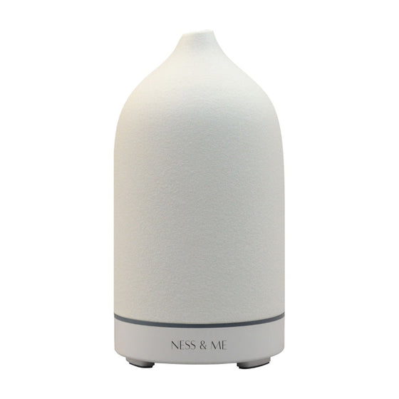 White Electric Ceramic Aroma Diffuser NESS & ME