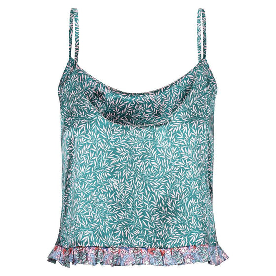 Women's Silk Camisole Top Made With Liberty Fabric WILLOW WOOD